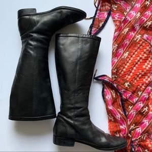 [SOLD]J Crew Knee High Harper Leather Riding Boot